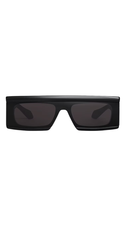 Rectangular Mask Sunglasses in Black