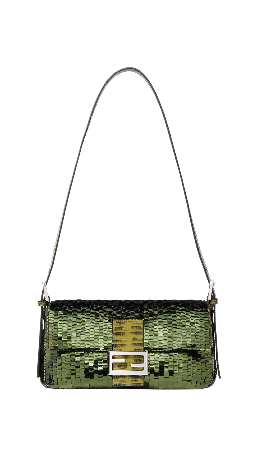Baguette® 26424 in Khaki Green Sequin Bag