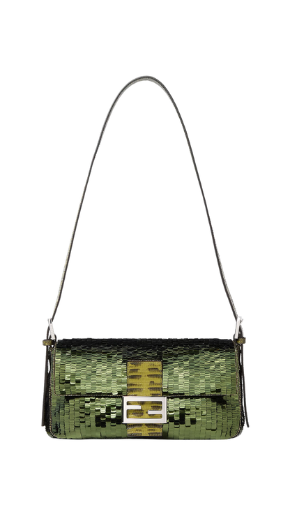 Baguette® 26424 in Khaki Green Sequin Bag