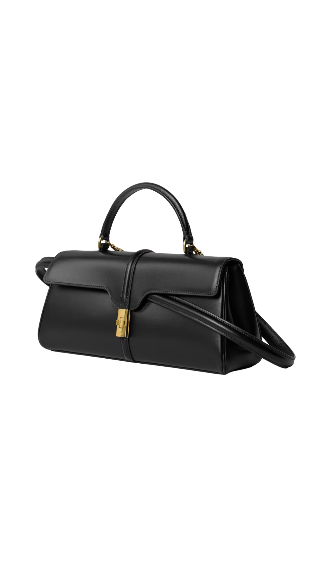Le 16 Side-To-Side in Black Calfskin