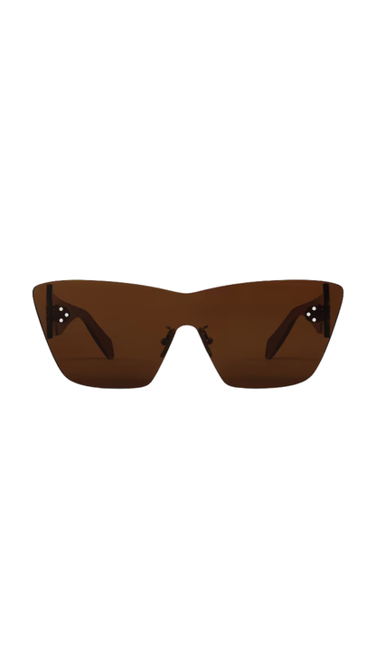 Sundown Shade Sunglasses in Brown Nylon