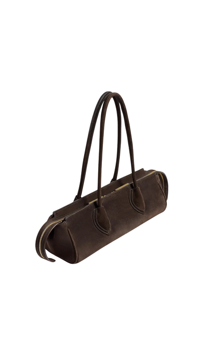 Donna Shoulder Bag in Ebano
