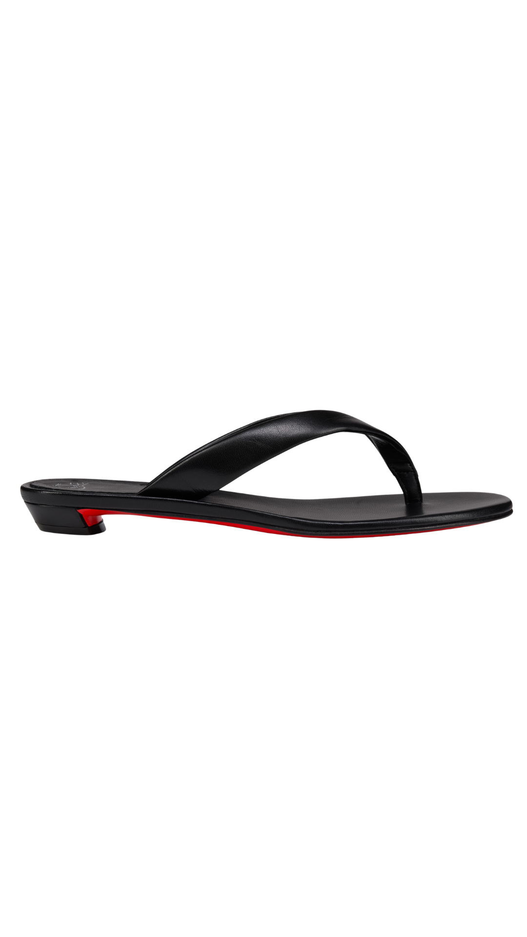 Miss Z Thong in Thongs - Kid Leather in Black