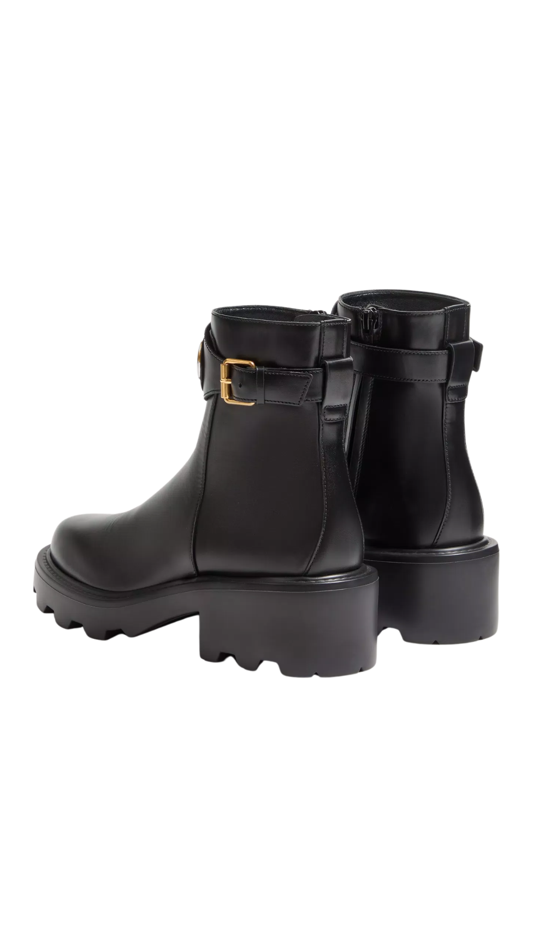 VLogo Signature Ankle Boot In Black Calfskin 55Mm