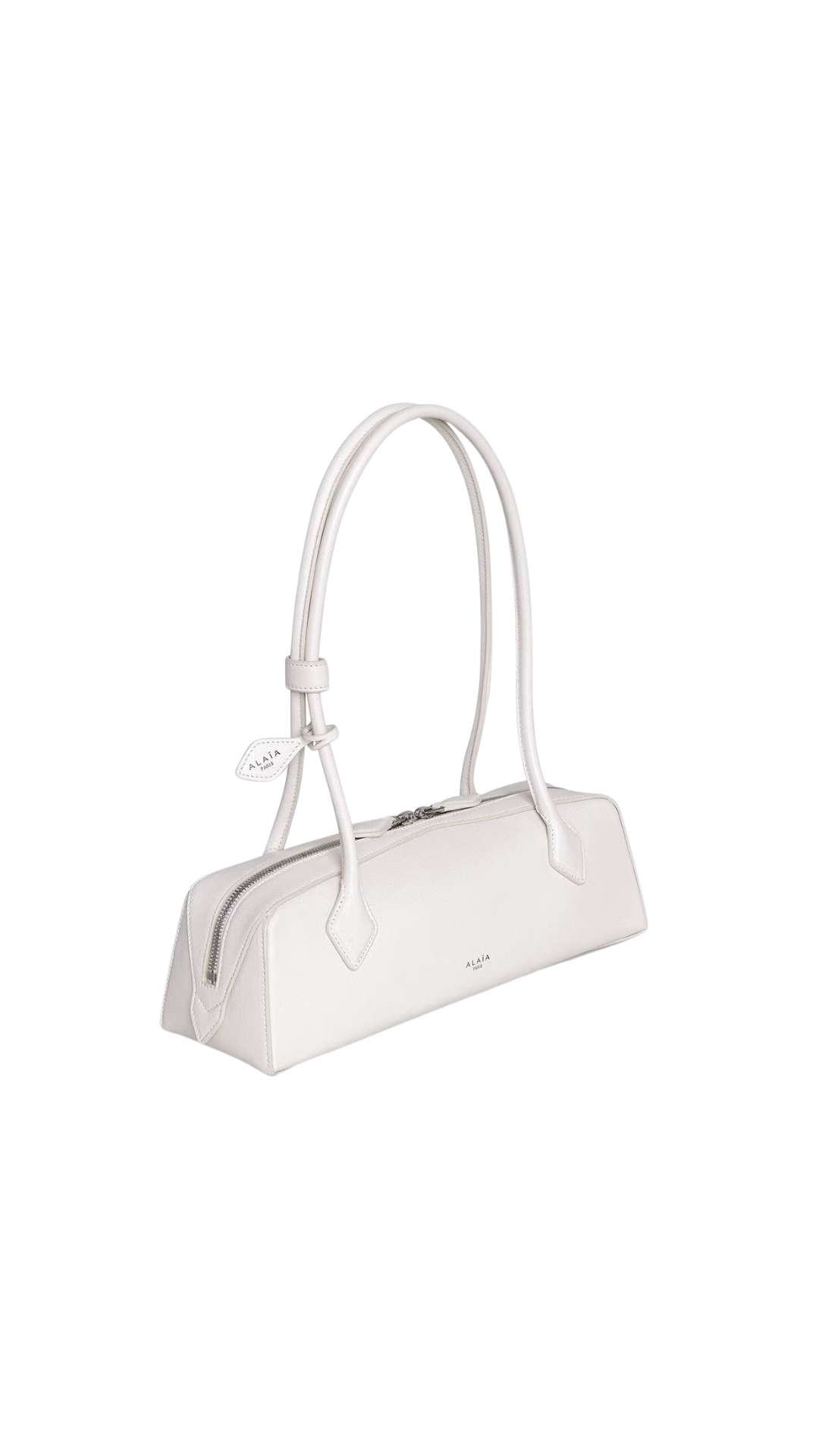 Le Teckel Medium Bag in Ivory Goatskin