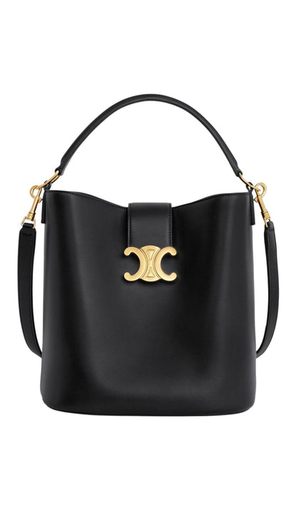 Medium Louise Bag in Black