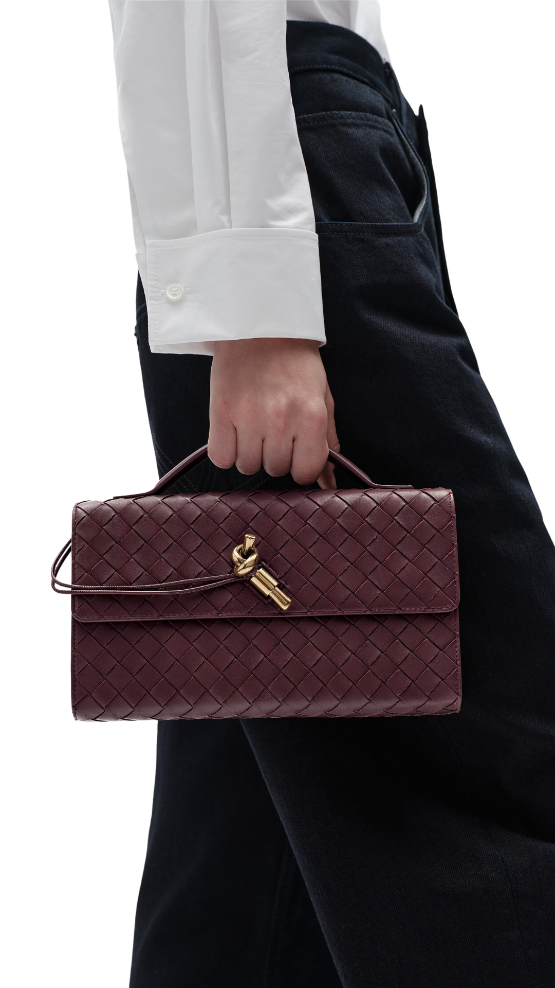 Andiamo Clutch 25 in Deep Mahogany