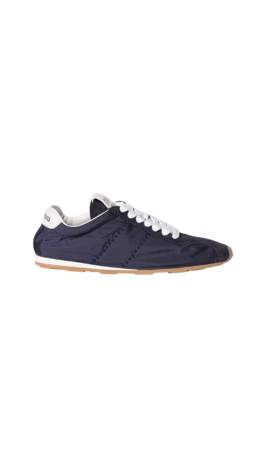 Plume Technical Fabric and Suede Sneakers