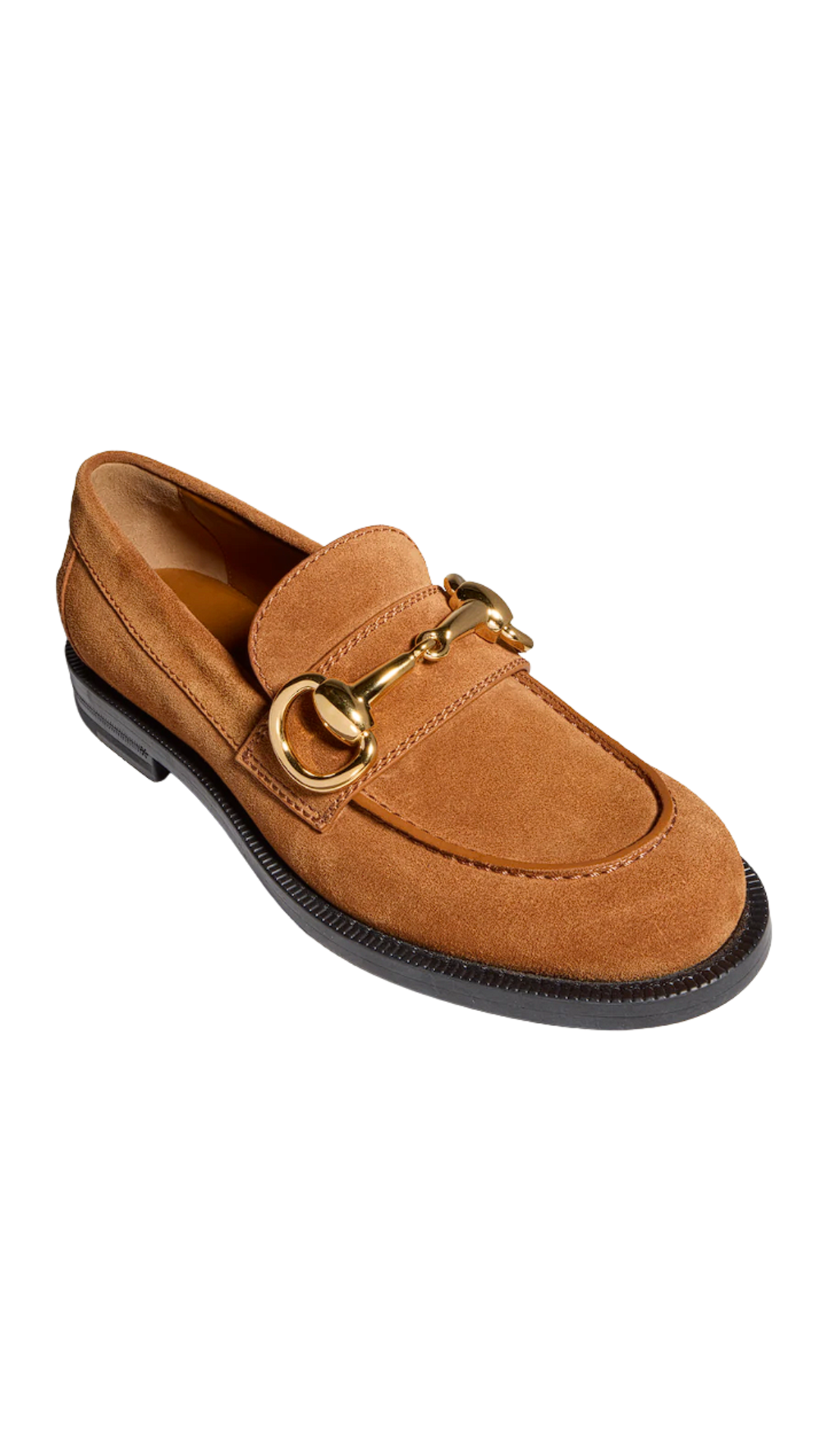 Boulevard Loafer in Chestnut Suede Suede