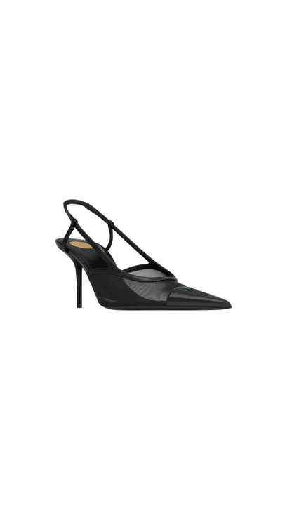 Renée Slingback Pumps in Mesh