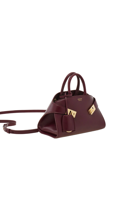 Hug Handbag (XS) in Plum