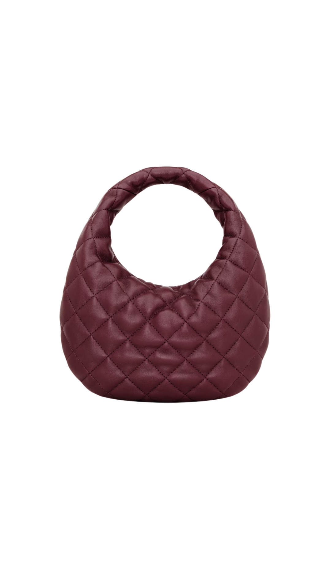 Icarino in Rouge Carbenet Quilted Nappa