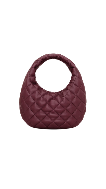 Icarino in Rouge Carbenet Quilted Nappa