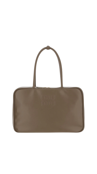 Beau Leather Bag in Tundra