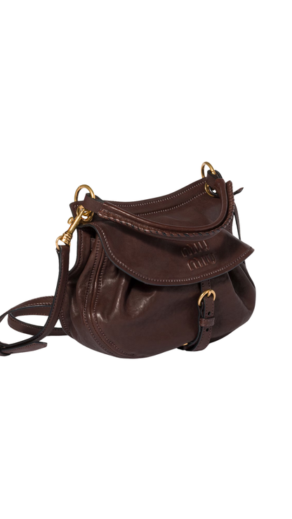 Rendez-Vous Nappa Leather Bag in Briarwood
