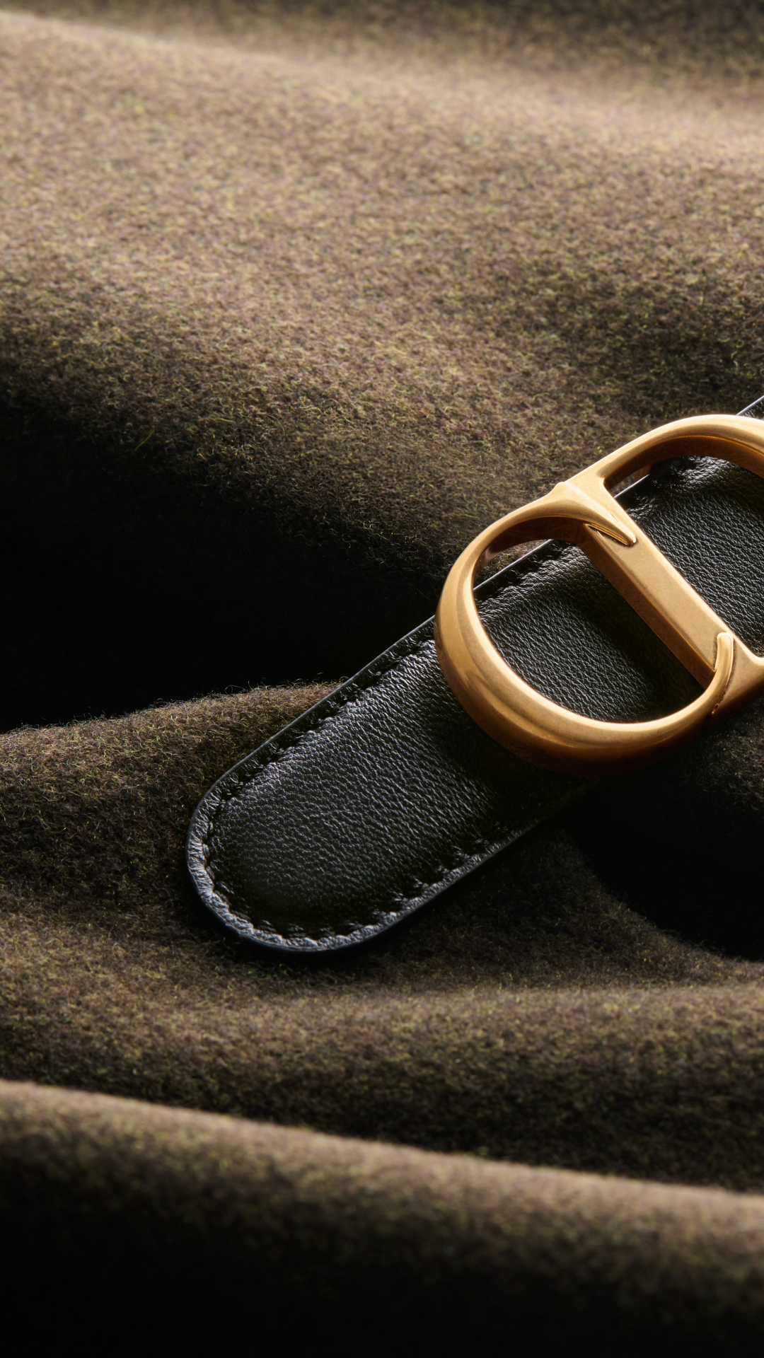Draped Cape in Brown Cashmere