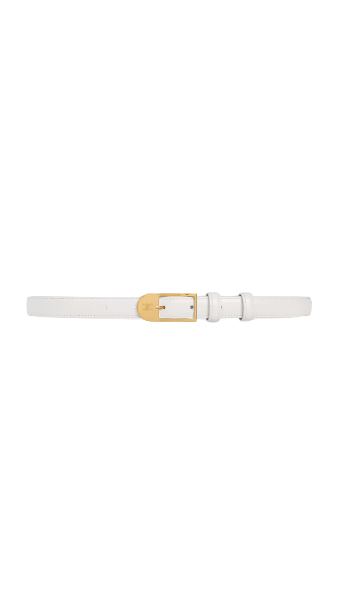 BC-25 18mm Belt in Rice Taurillon Leather