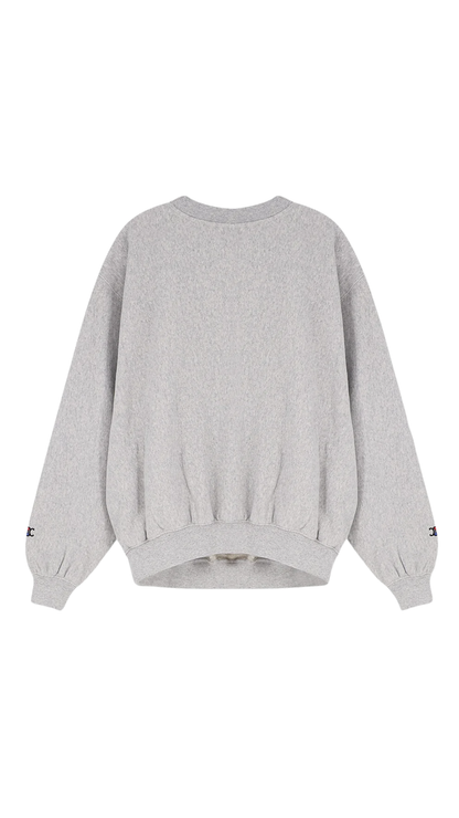Cotton Sweatshirt in Gray