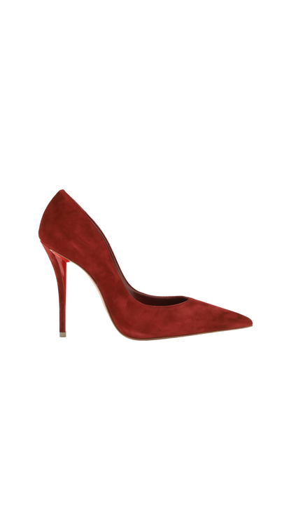 Miss Z 100 mm Pumps - Veau velours - Saharienne - Women