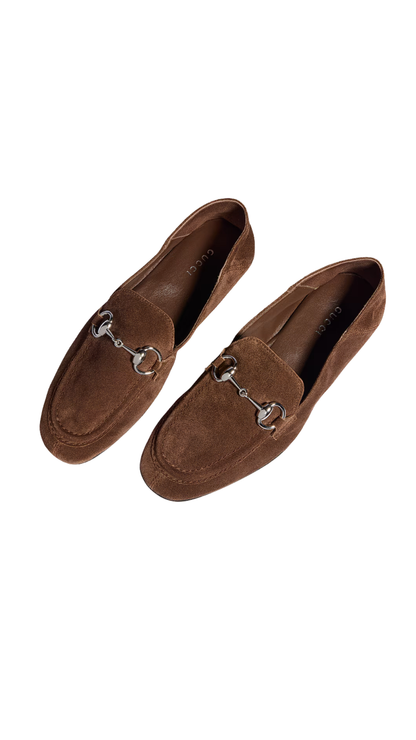 Jordaan Soft Loafer in Dark Brown Suede