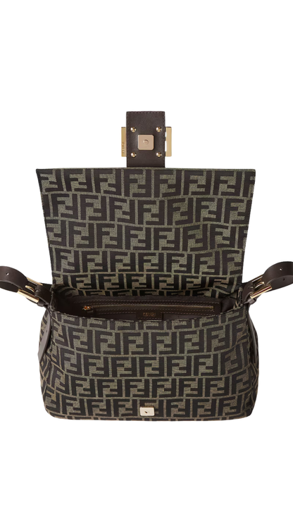 Flap 26325 in FF Zucca Jacquard Fabric Bag