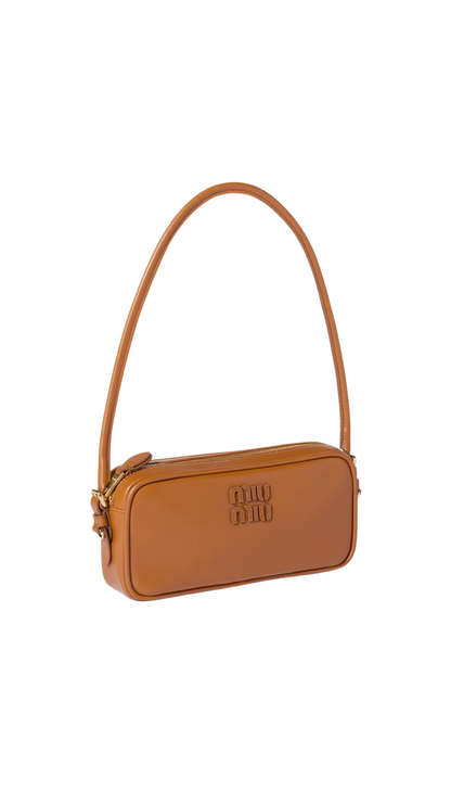 Leather Pouch in Cognac