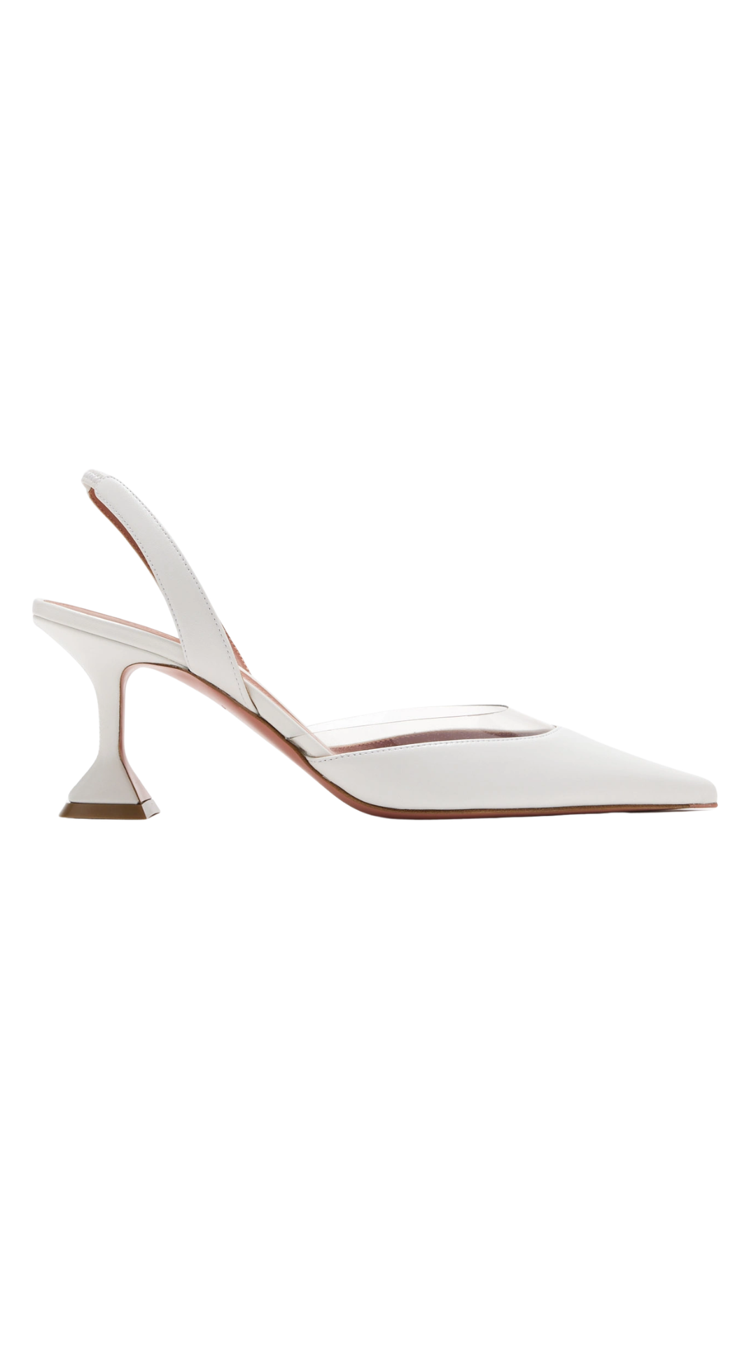 Lara 70 Slingback Pumps in White