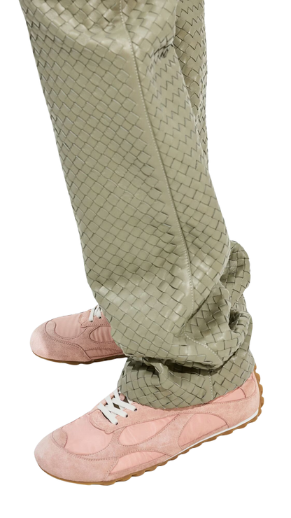 Orbit Flash Sneaker in Terra Pink/Olive Oil