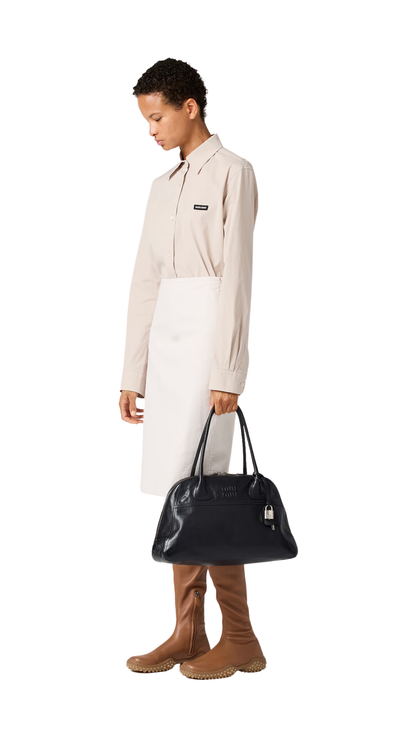 Vivant Leather Bag in Black