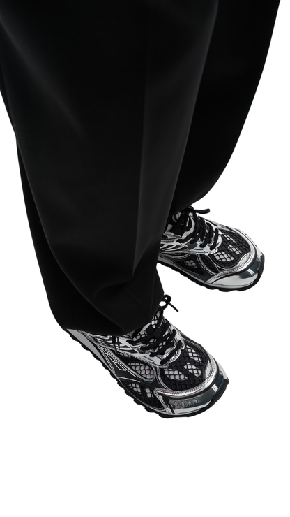 Orbit Sneaker in Black/silver