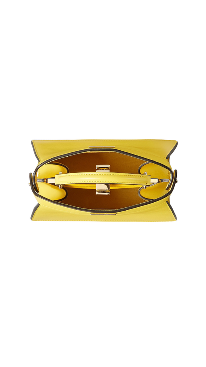 Peekaboo ISeeU Petite in Broom Yellow Leather Bag