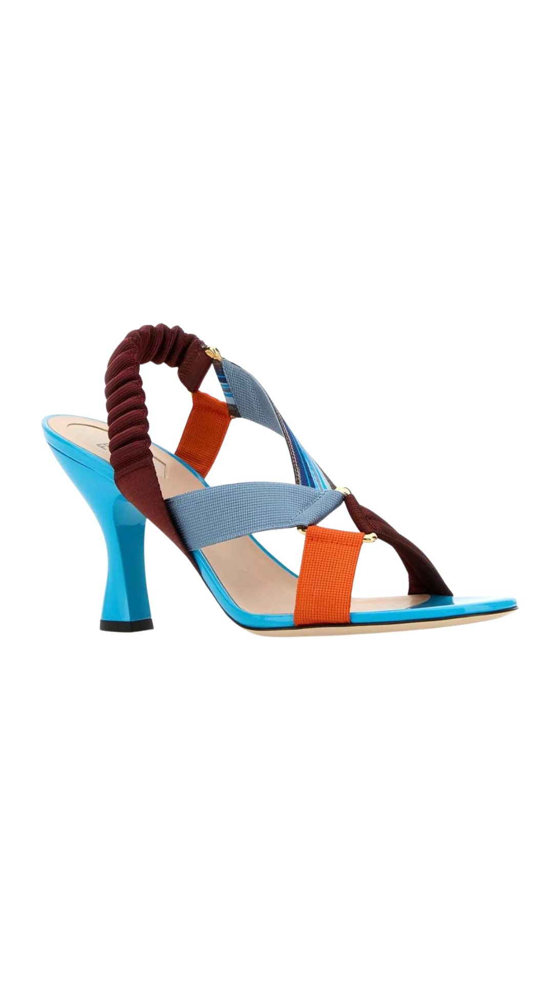 Iconic Colibrì in Blue/Multicolor Fabric Sandals