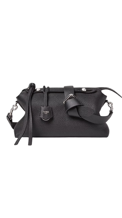 By The Way Soft Medium in Black Cuoio Romano Leather Bag