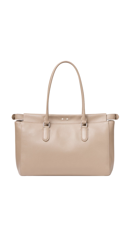 Peekaboo® Tote Small in Gray Leather Bag