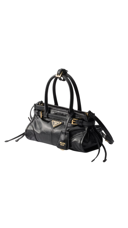 Bonnie Leather Mini-Bag in Black