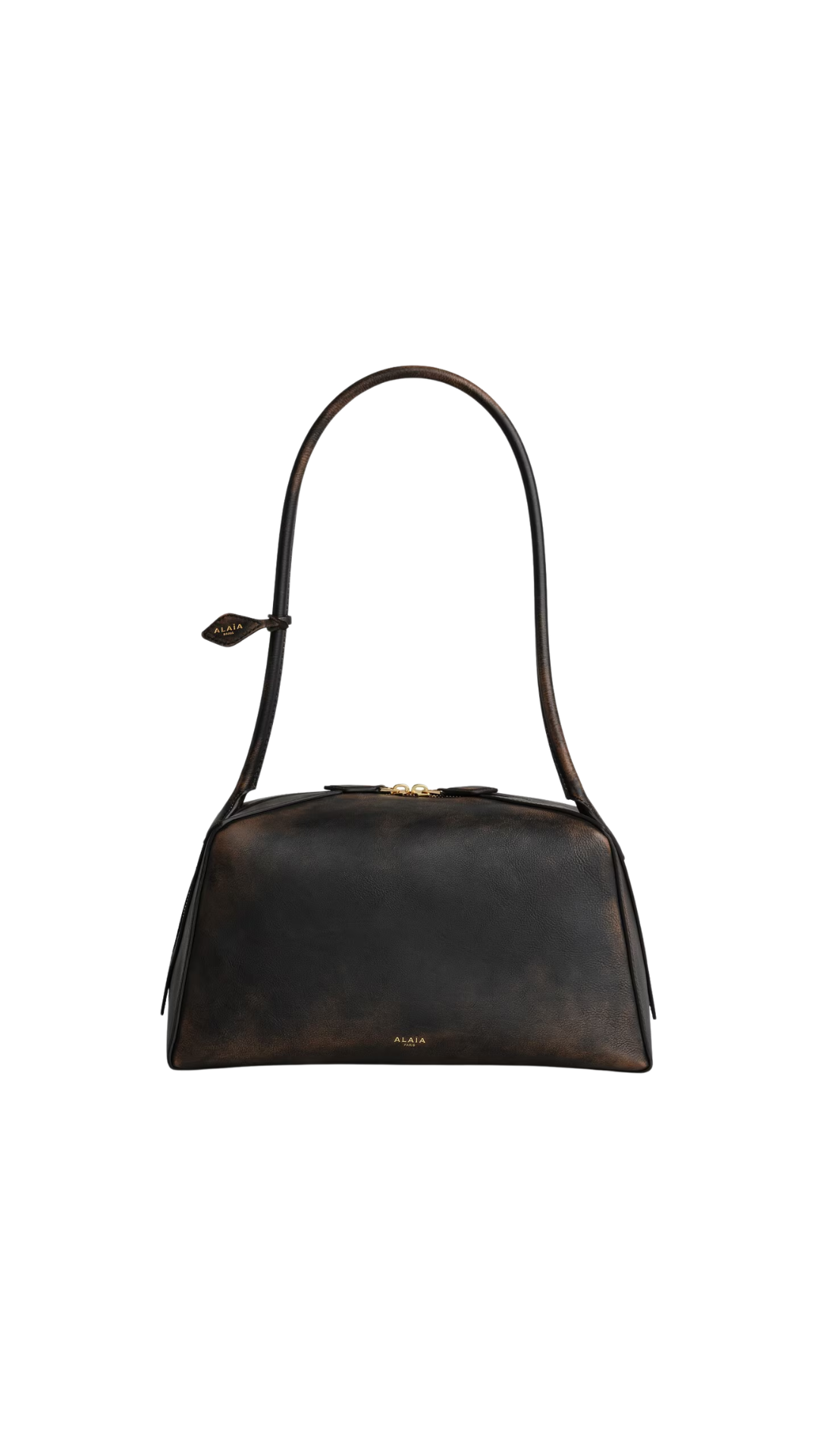 Bolso Le Bouledogue en Piel Envejecida