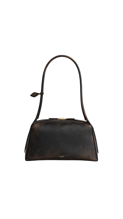 Bolso Le Bouledogue en Piel Envejecida