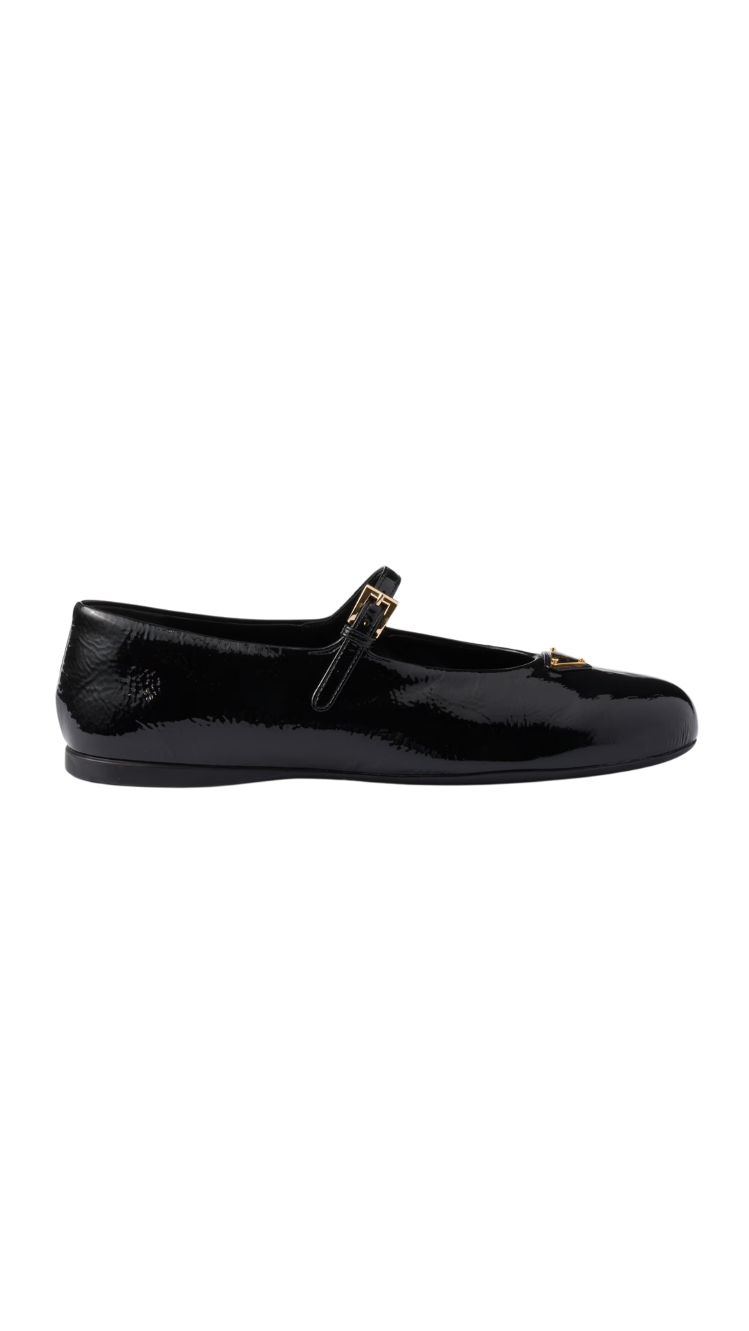 Naplak Patent Leather Ballerinas in Black