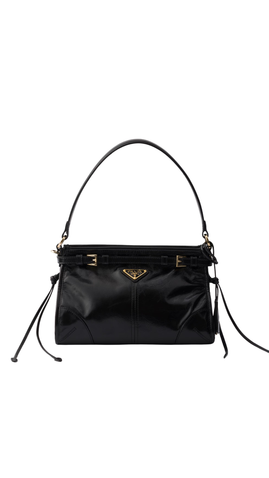 Bonnie Small Leather Handbag in Black