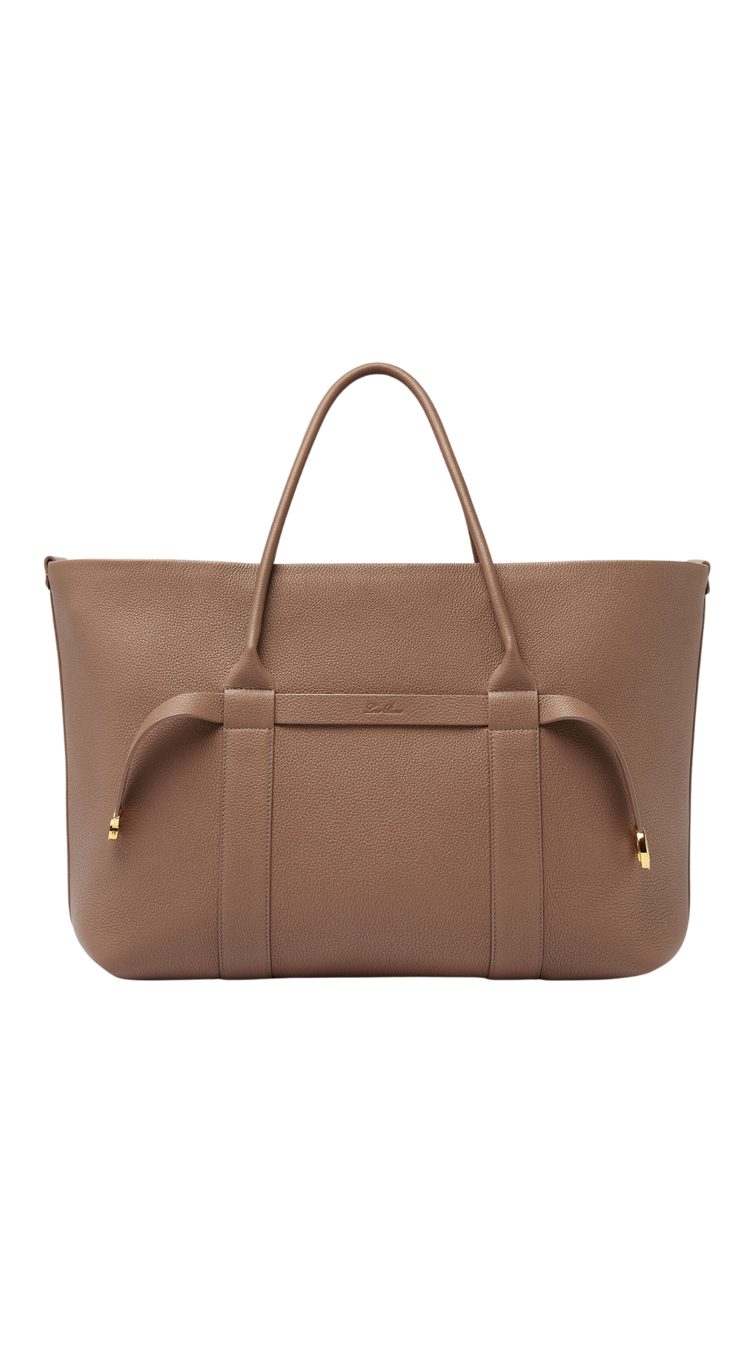 Small Ghiera Shopper in Fossil/Sun Gold