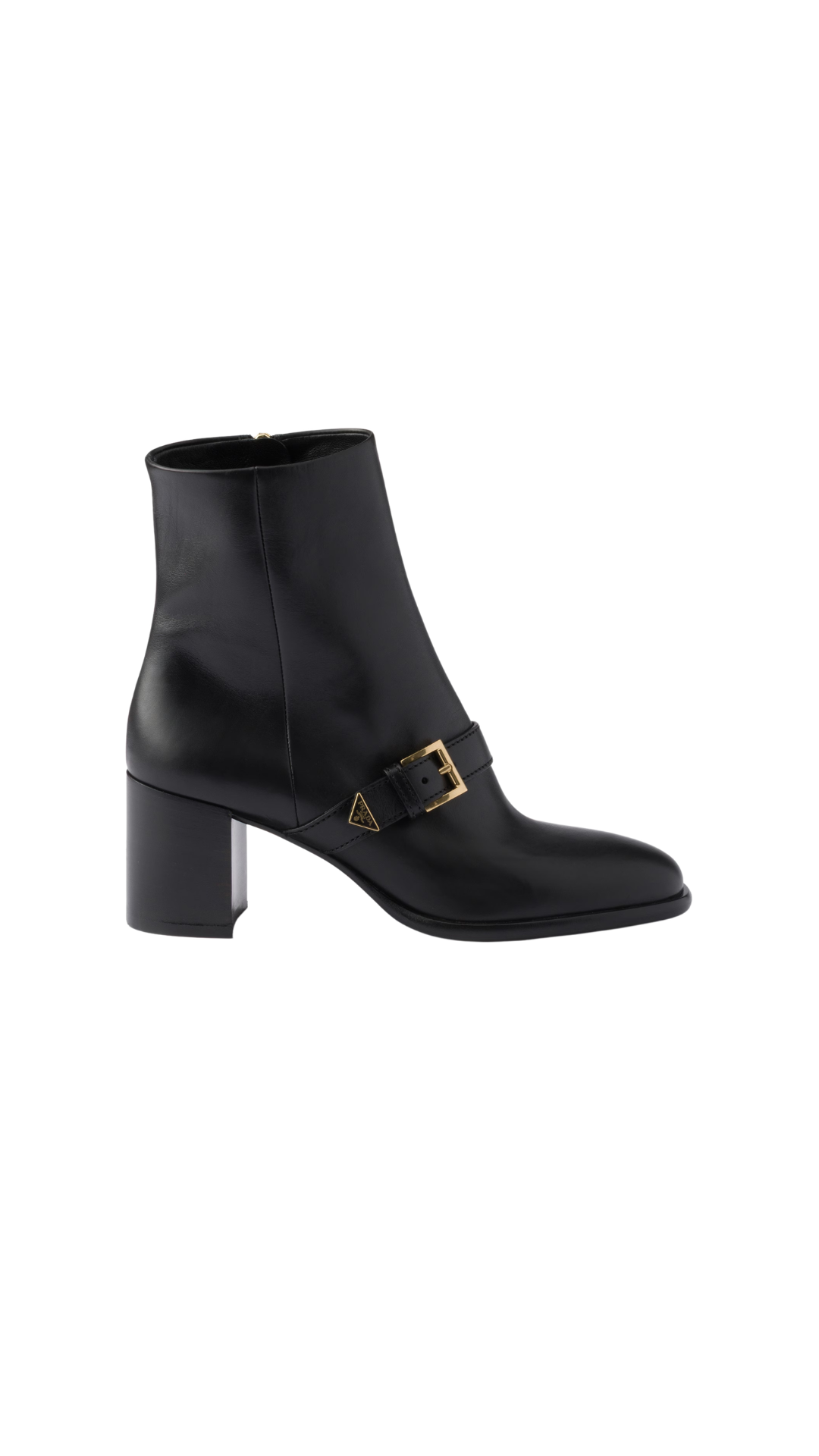 Leather Booties in Black