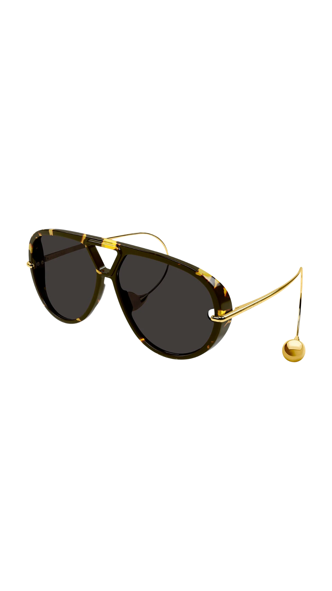 Drop Aviator Sunglasses in Black