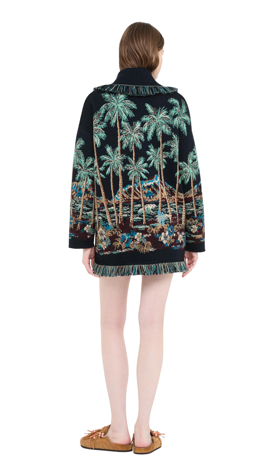 Diamond Head Cardigan in Midnight Blue/Multicolor