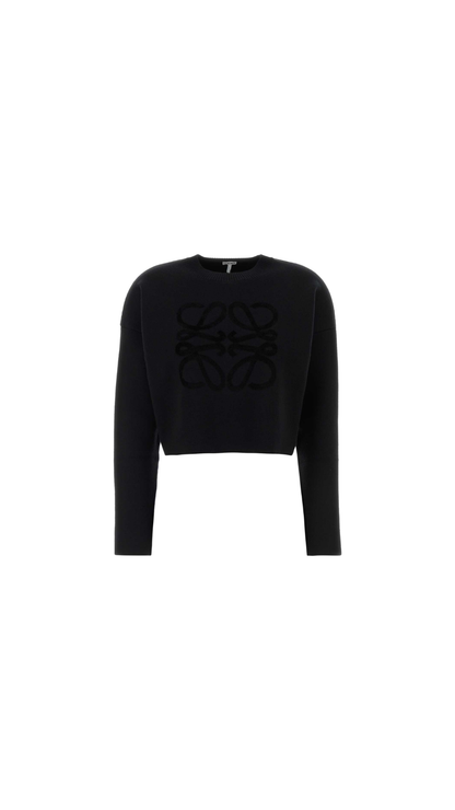 Anagram Sweater in Black