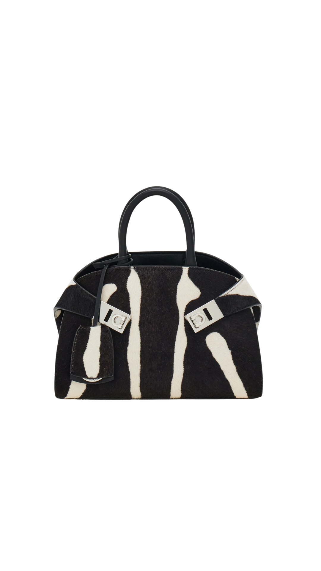 Hug Handbag Bicolor (XS) in White/Black