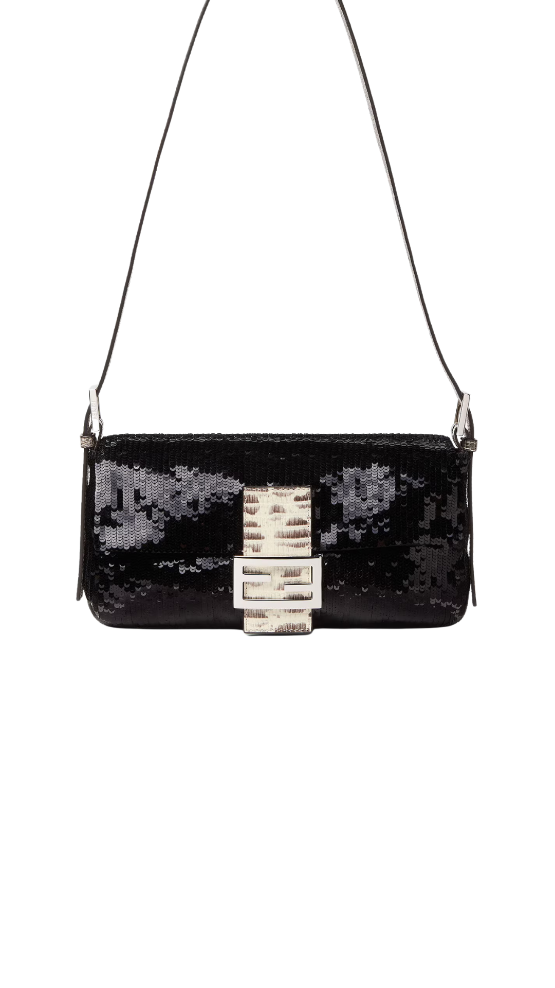 Baguette® 26424 in Black Organza and Sequin Bag