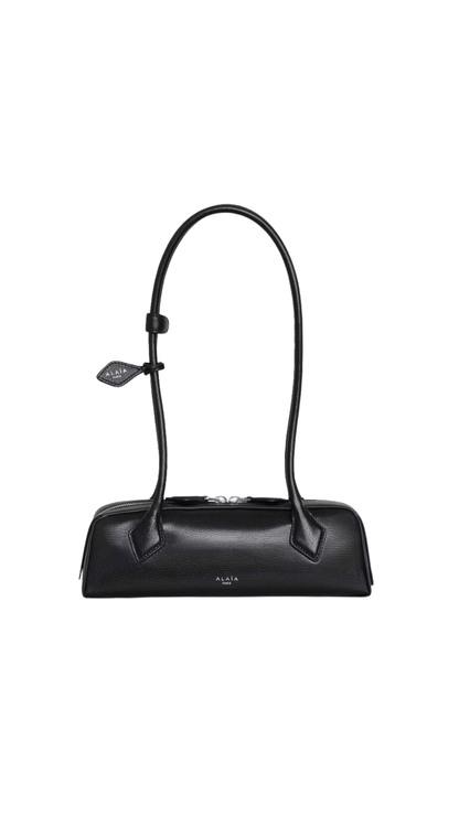 Le Teckel Small Bag in Black Goatskin