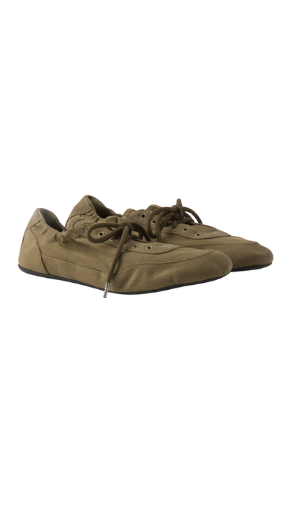 Collapse Canvas Sneakers in Military Green