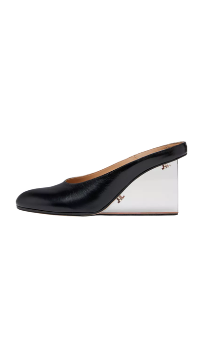 Plexi Pump Mule in Black