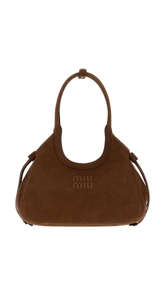 Ivy Nappa Leather Tote Bag in Oak